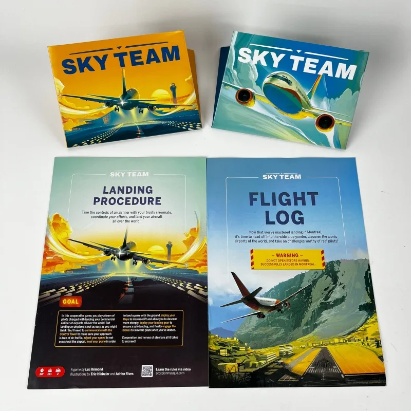 SKY TEAM Gra Planszowa Rozszerzenie Handlu Zagranicznego Pełny Angielski Drużyna Współpracy Rozszerzenie Gra Planszowa Solitaire