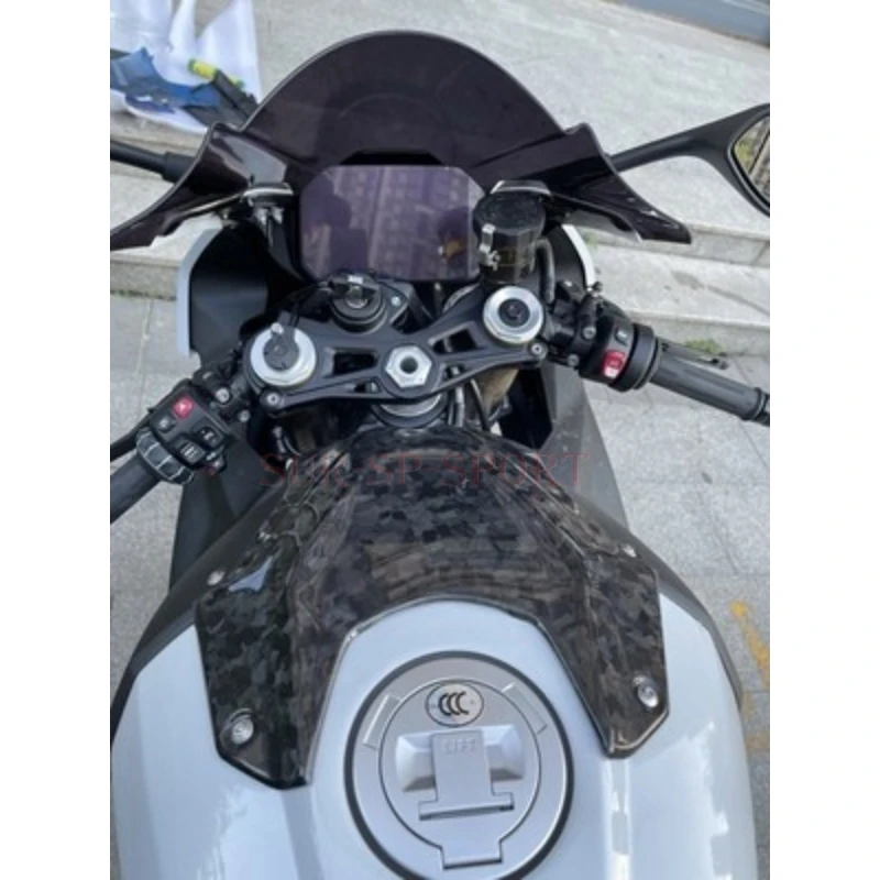 غطاء خزان الوقود الغاز هدية القلنسة لسيارات BMW S1000RR 2019 - 2025 S1000R 2020 + ألياف الكربون المزورة 100%