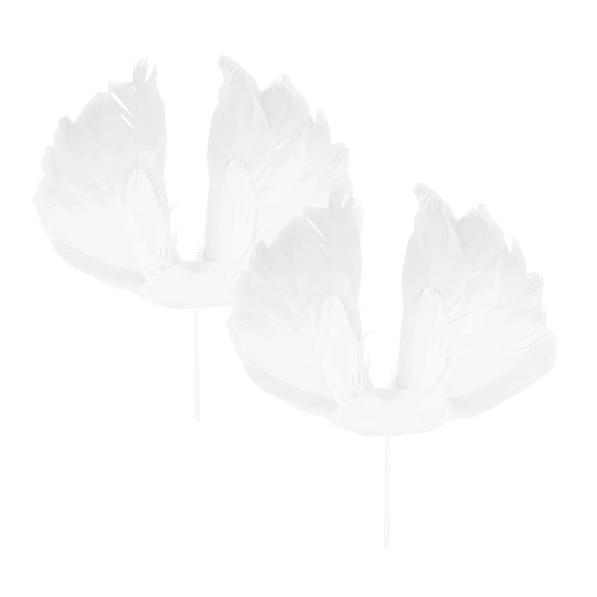 

2pcs Angel Wings Decoration Supplies Creative Picks Romantic Cupcake Toppers Party Birthday Accessories Angel Wing Cake