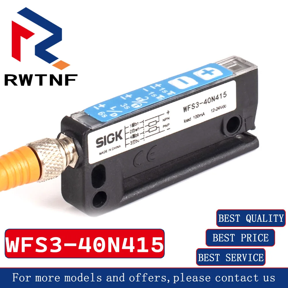 

Совершенно новый подлинный WFS3-40N415 SICK слот-тип фотоэлектрический прозрачный датчик этикетки для упаковки, 100% оригинальный складской запас