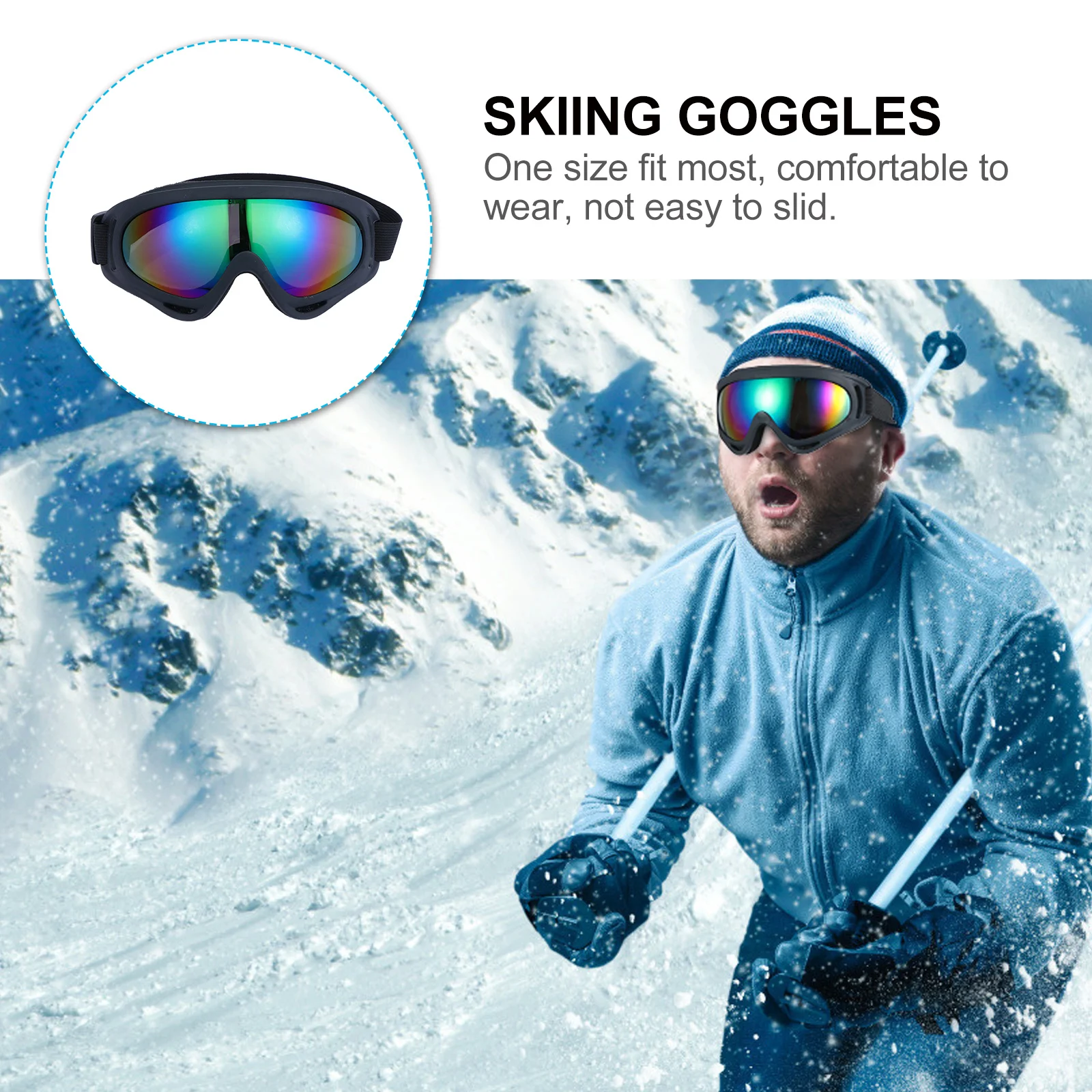 

Outdoor Ski Goggle Goggles Protective Eyewear Fashion Windproof Cycling Glasses Protection