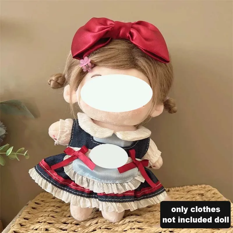 Mini-Kleidung für 20 cm Baby-Baumwollpuppen, Anziehrock-Set, 20 cm Puppenkleidung, Outfit, Lolita-Rock, Puppenkleidung, Puppenzubehör – Detail 6