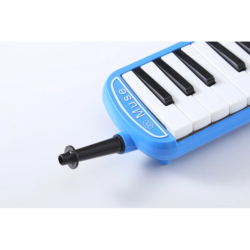 Harmonika Melodica untuk orang dewasa, 32 kunci, latihan, alat musik, Keyboard dengan kotak penyimpanan plastik berongga