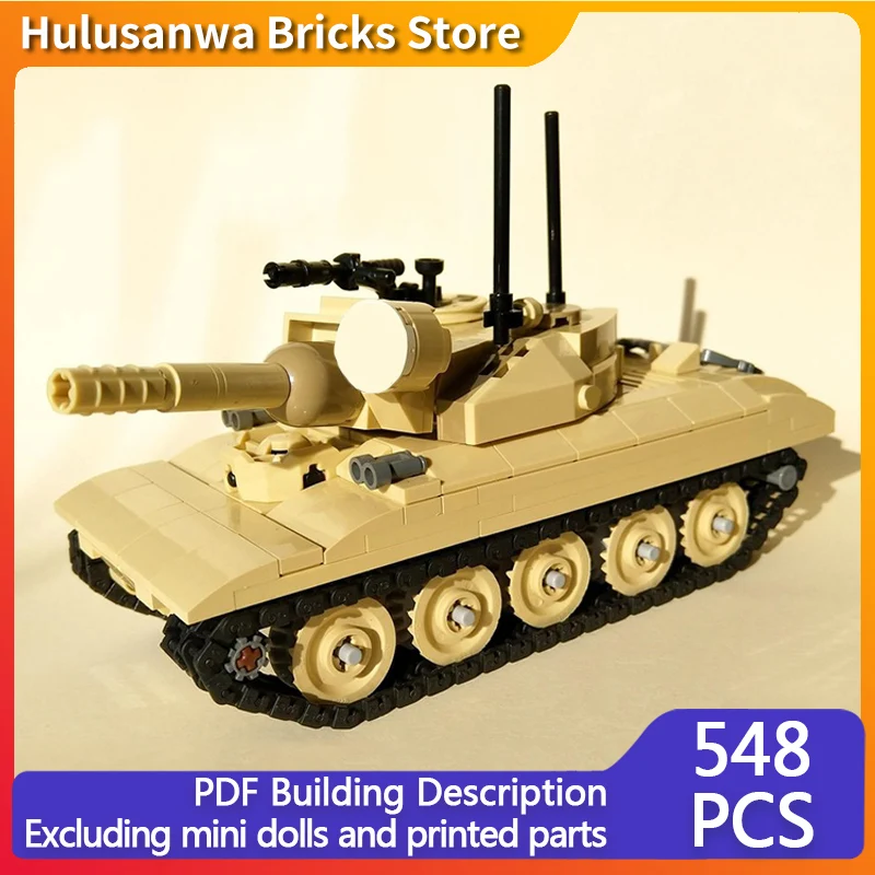 

M551 Современные военные танки Модель MOC Строительные кирпичи Военное оборудование Модульная технология Подарки Праздничная сборка Детские игрушки Костюм