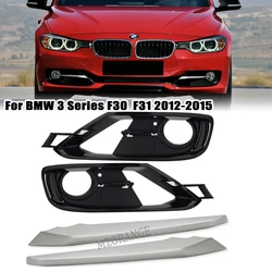 for BMW F30 F31 2012 2013 2014 2015 3 Series Fog Light Cover headlight Trim Front Bumper Grille Covers 51117293106 Accessories