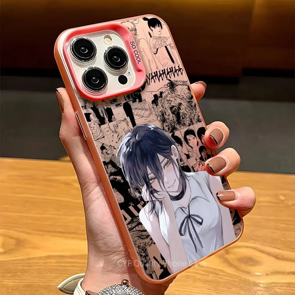 Cool Anime R-RezeS Phone Case For Apple 11 12 13 14 15 16Pro Max Plus Protect Plating