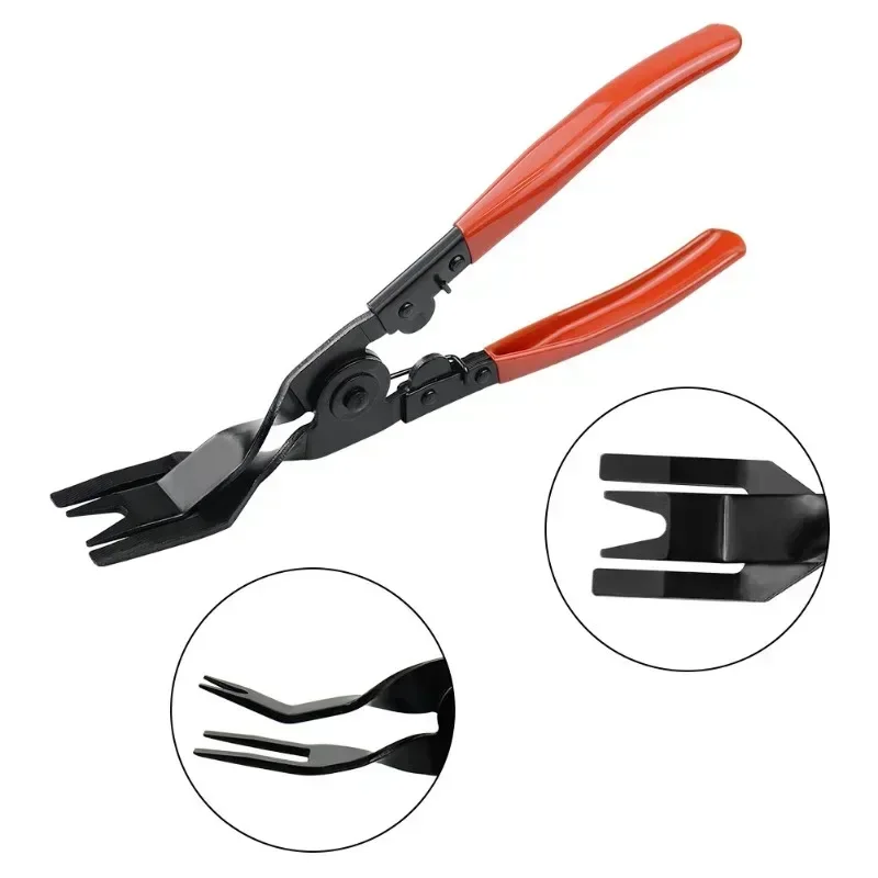 1PCS Car Parts Clip Removal Pliers Tools Auto Body Panel Door Fastener Push Pin Trim Removal Tool Kit Automotive Pry Tool Repair view 3