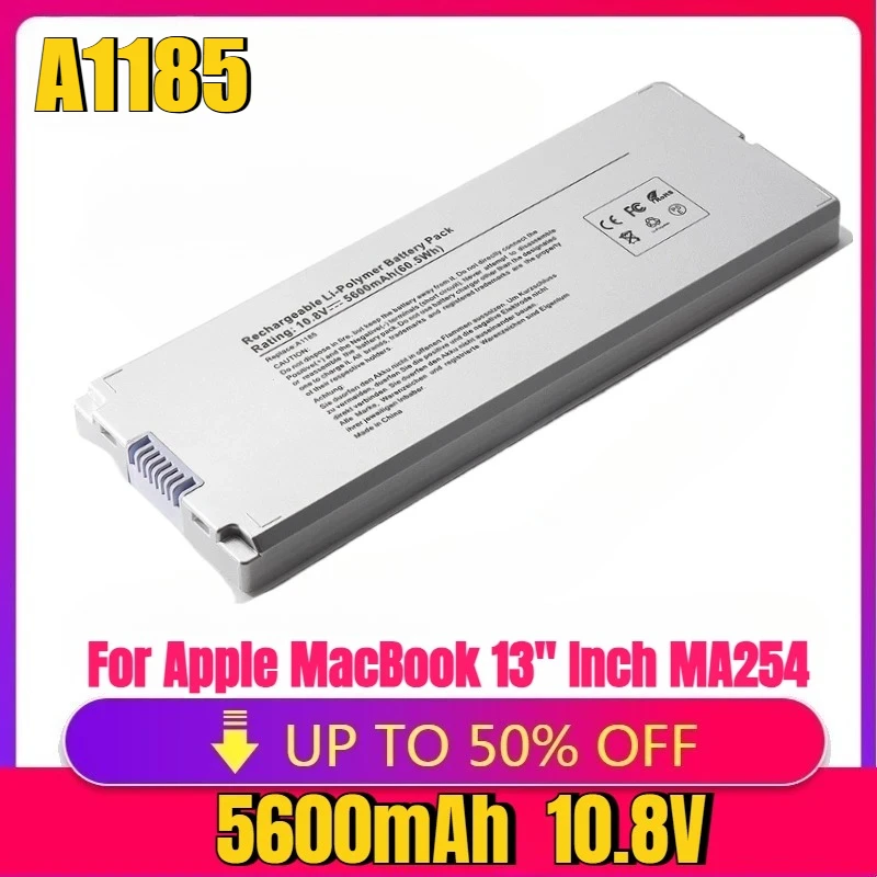 

A1181 A1185 10,8 В аккумулятор для ноутбука Apple MacBook 13 дюймов MA254 MA255 MA700 MA699 MB061CH/A MA566J/A MA566 MB402 MB403