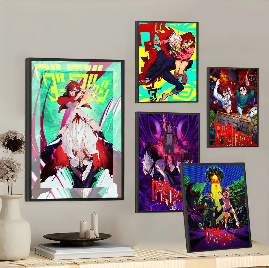 أنيمي D-DanDadan ملصق مقاوم للماء ورقة طباعة غرفة ملصقات ديكور لتزيين الغرف الفن جدار الديكور غرفة نوم غرفة المعيشة #3