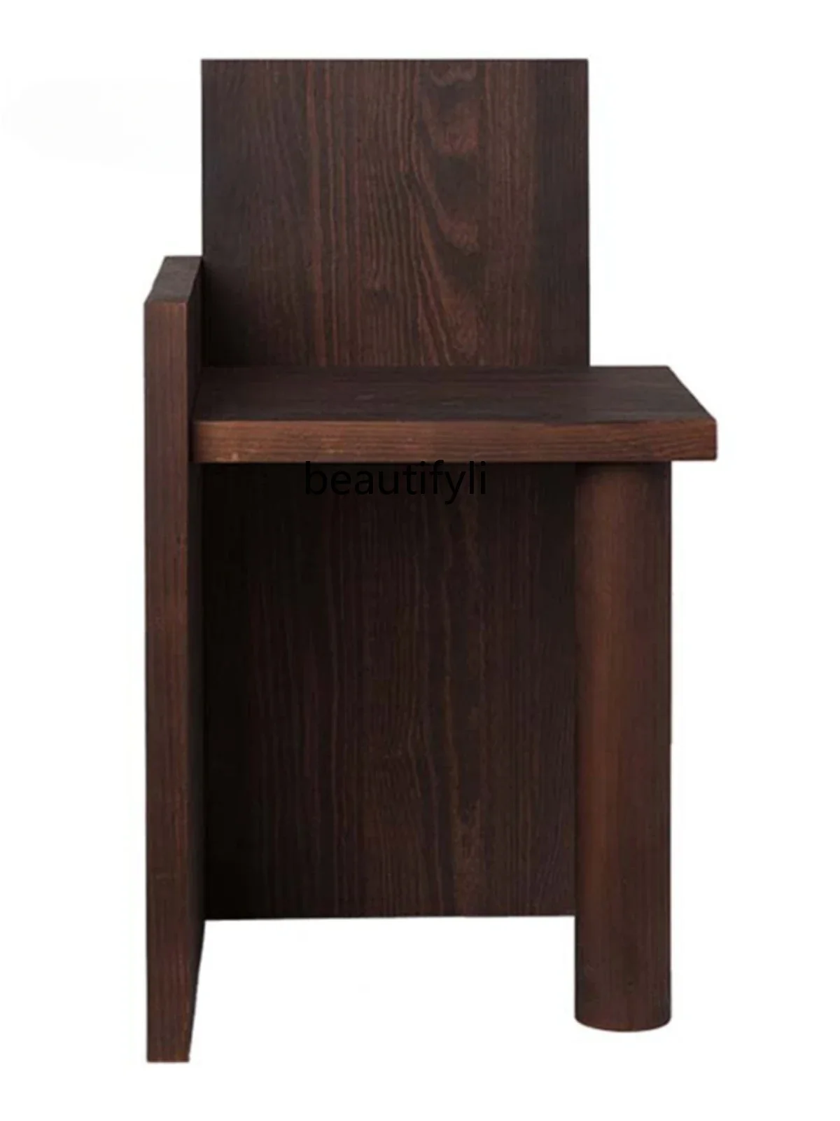 나무 이동식 커피 테이블 이미지