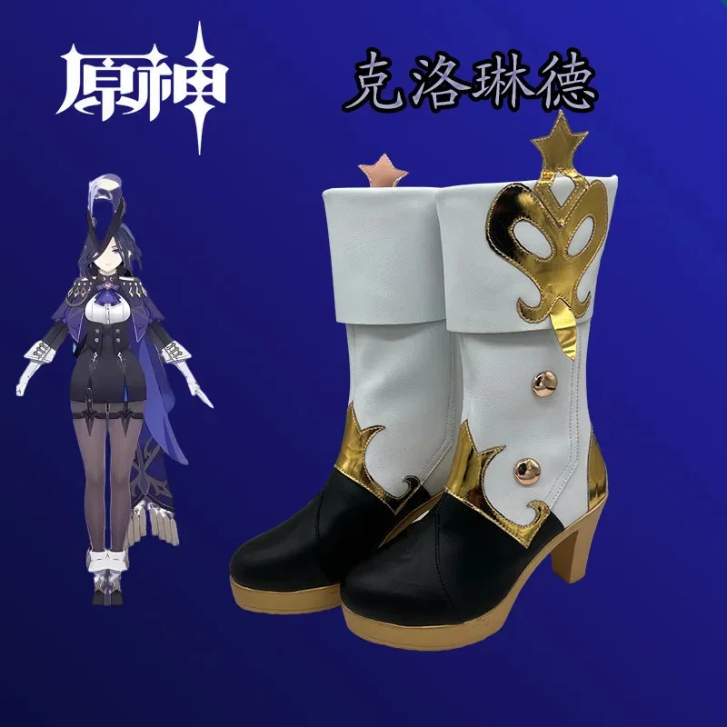 

Original God Fengdan Clolinde Cos Anime Shoes Cosplay Secondary Dimension Comic Show Performance Shoes Can Be Decided