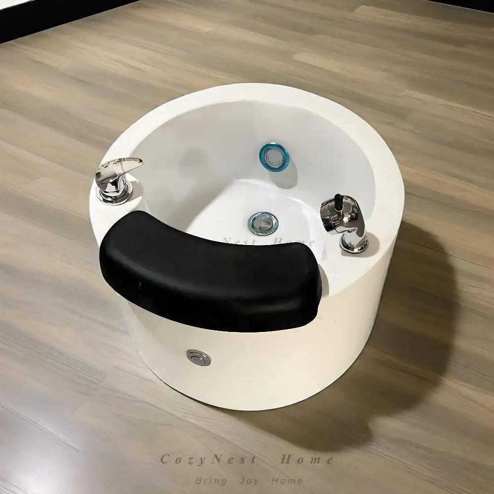 For Multifunctional Foot Bath Colorful Lights Massage Nail Art Foot Bath Foot Pool
