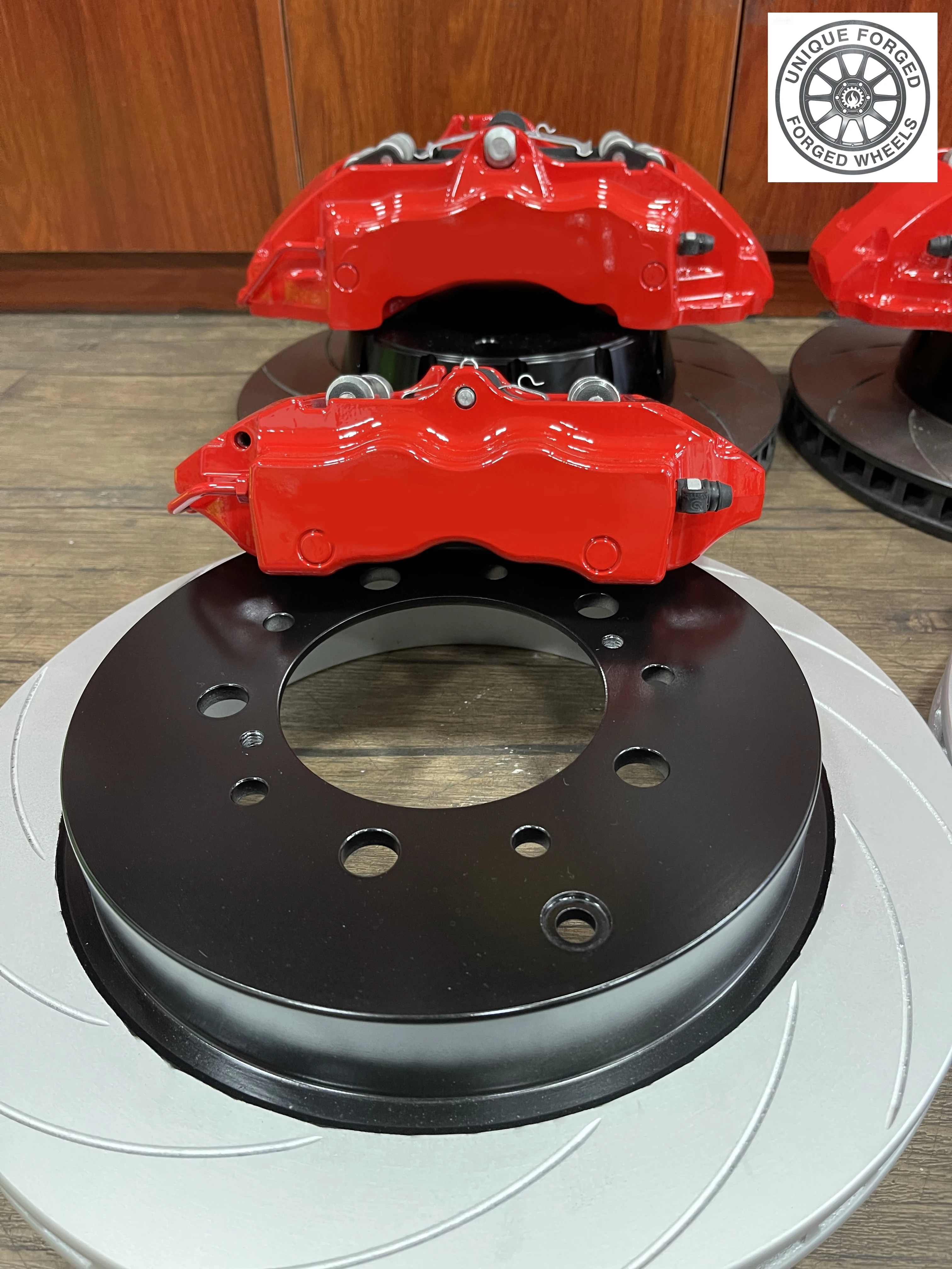 

26 Style Red 18Z 6 Piston Big Brake Kit 355/380/405MM Disc