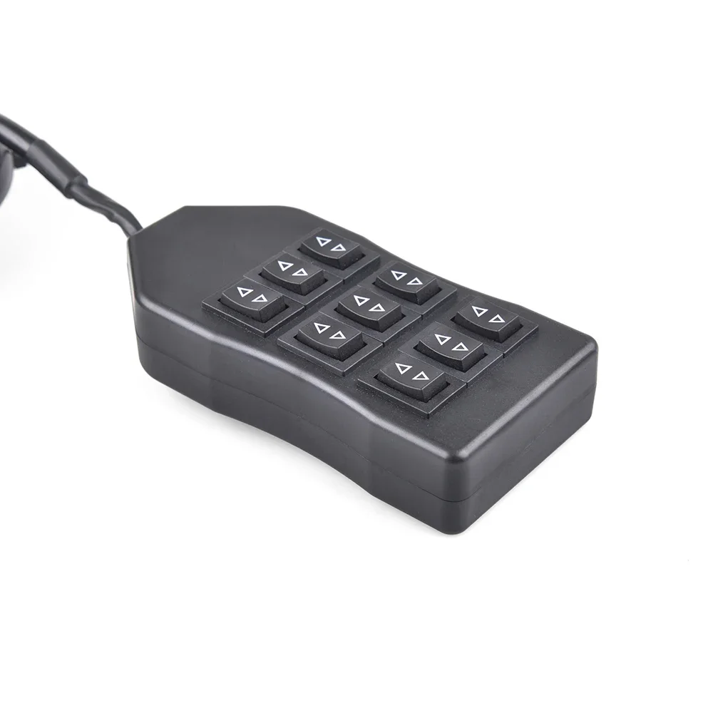 Universal Switch Box 9 Button 5M Air Ride Suspension Manueller Controller-Schalter für Magnetventil mit 8 Positionen
