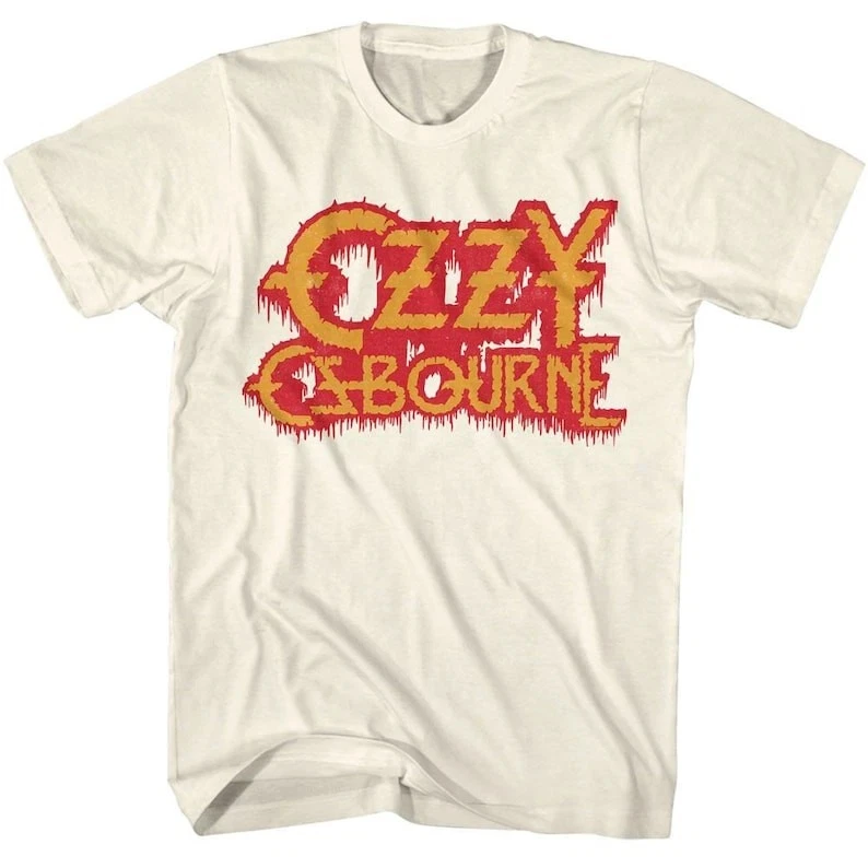 

Ностальгическая футболка Ozzy Osborne, памятная черная футболка Sabbath, футболка унисекс с принтом в стиле хэви-метал для уличной повседневной носки, большие размеры