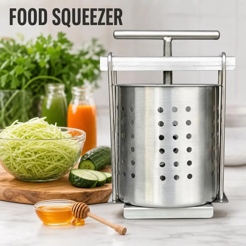 Stainless Steel Vegetable Stuffing Squeezer Honey Press Manual Juicer Household Vegetable Dehydration Dumpling Stuffing Vegetabl