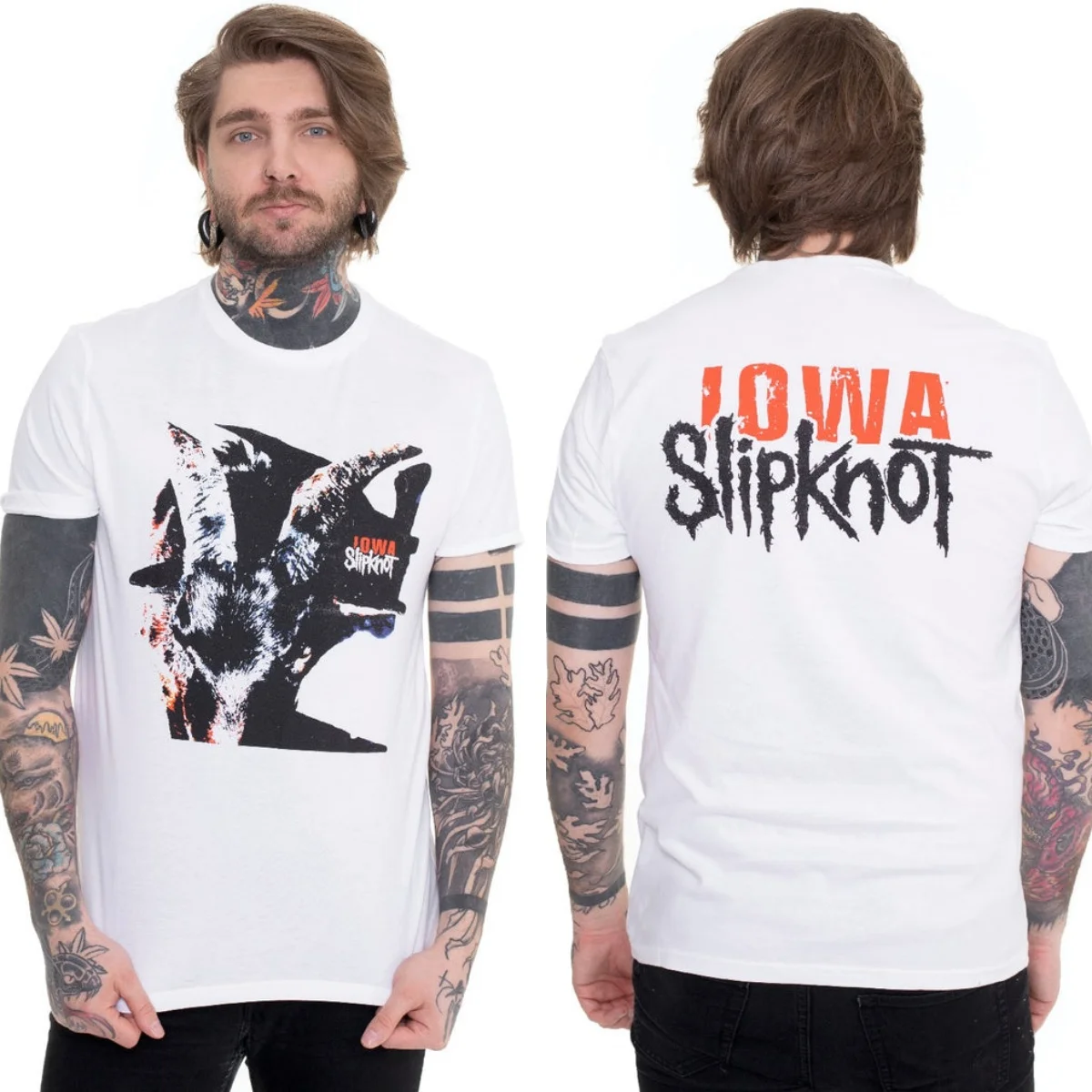 Heißer Sommer Slipknot Grafik Baumwoll-T-Shirt Unisex Sommer Kurzarm Mode Marken-T-Shirt Luxus Lässige Vintage Tees – Detail 2