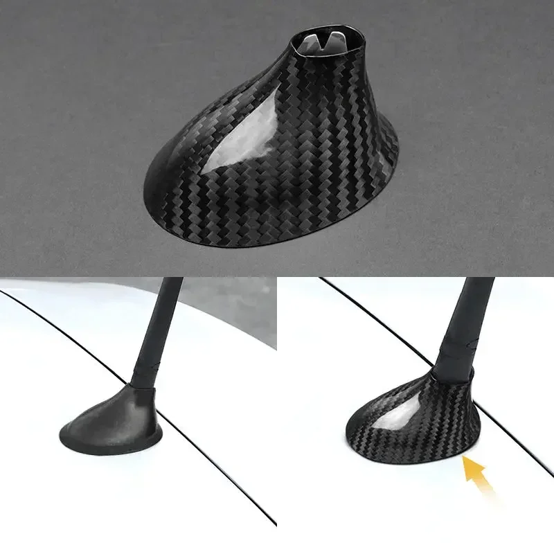 

For Fiat 500 For Abarth 595 695 Real Dry Carbon Fiber Sticke Rear Tail Light Spoiler Roof Wing Frame 17-2023 Body Kit Accessorie