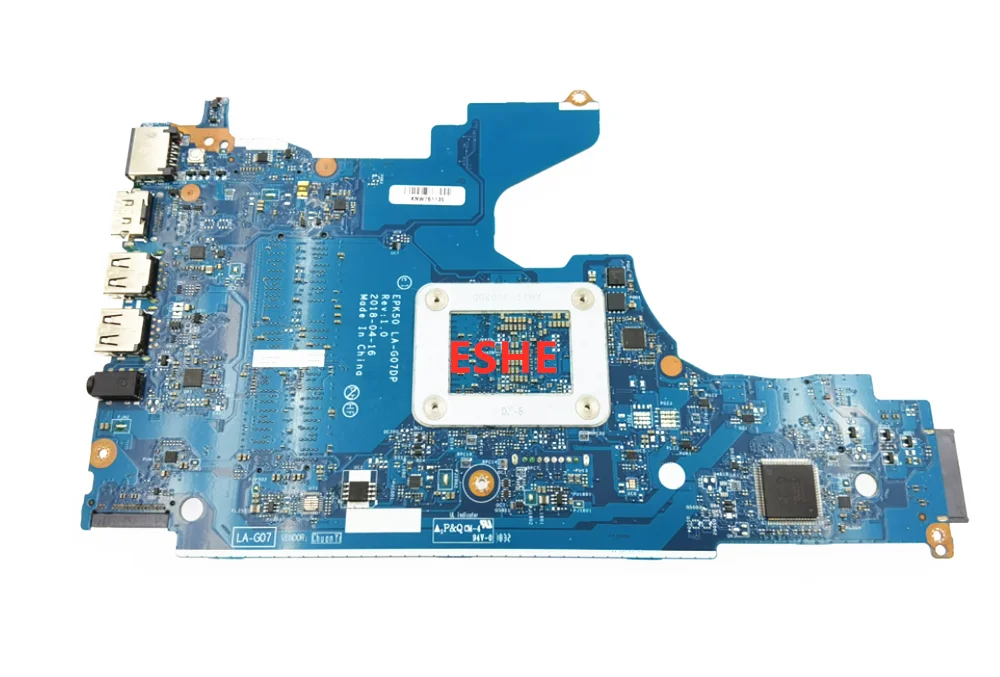 For HP Pavilion 15-DA 250 G7 Laptop Motherboard With I3 I5 I7 CPU L20373-601 L20373-601 L20374-601 L20369-601 LA-G07DP LA-G07EP