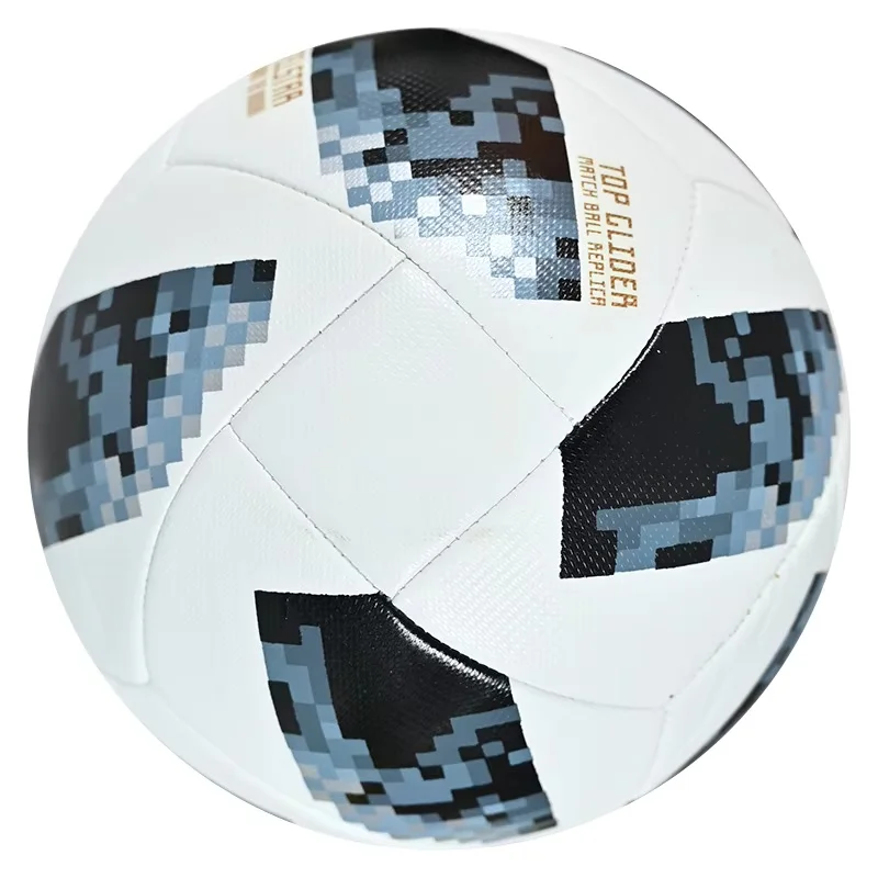 Taglia 4 Calcio PU Heat Bond Senza cuciture Antiusura Antiscivolo Pallone da calcio Adolescenti Indoor Outdoor Team Training Footy Ball Futbol