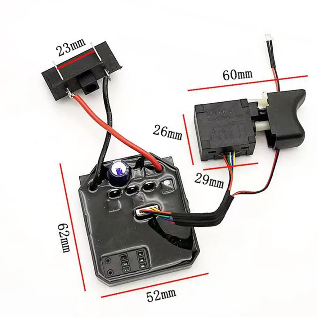 

Brushless Electric Wrench Drive Control Board With Switch For DaYi Machine 2106 161 169 General Angle Grinder Control Board