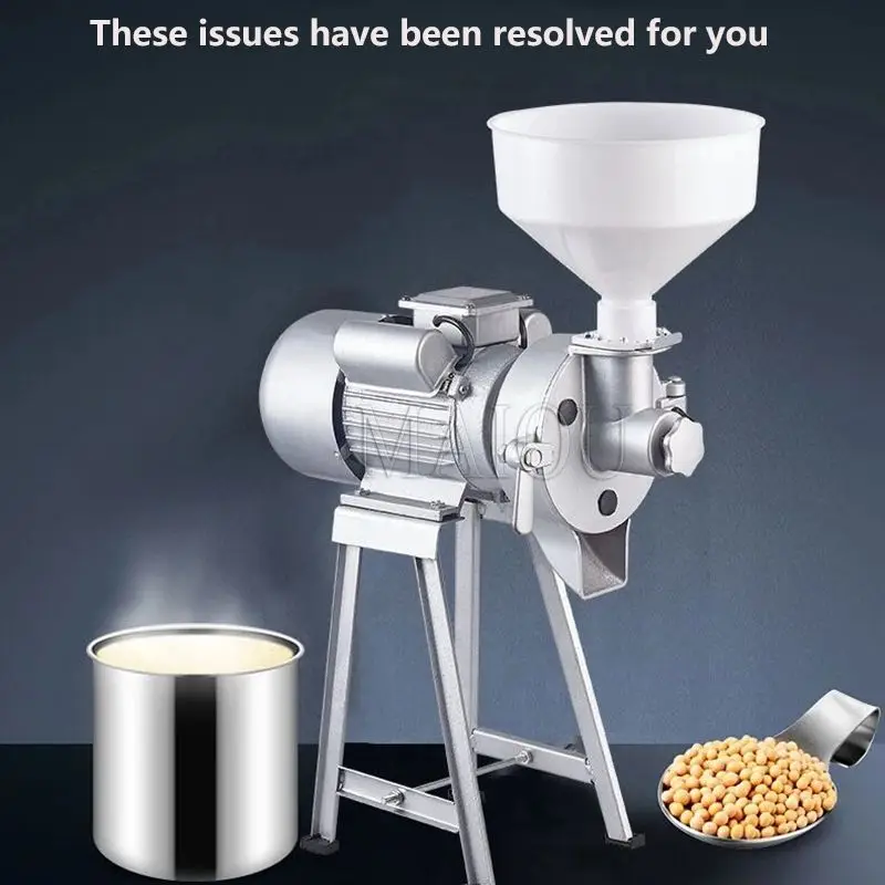 Soybean Milk Production Machine Electric Grinding Machine Grain Grinder Mill Grains Spice Corn Grinding Milling Machine