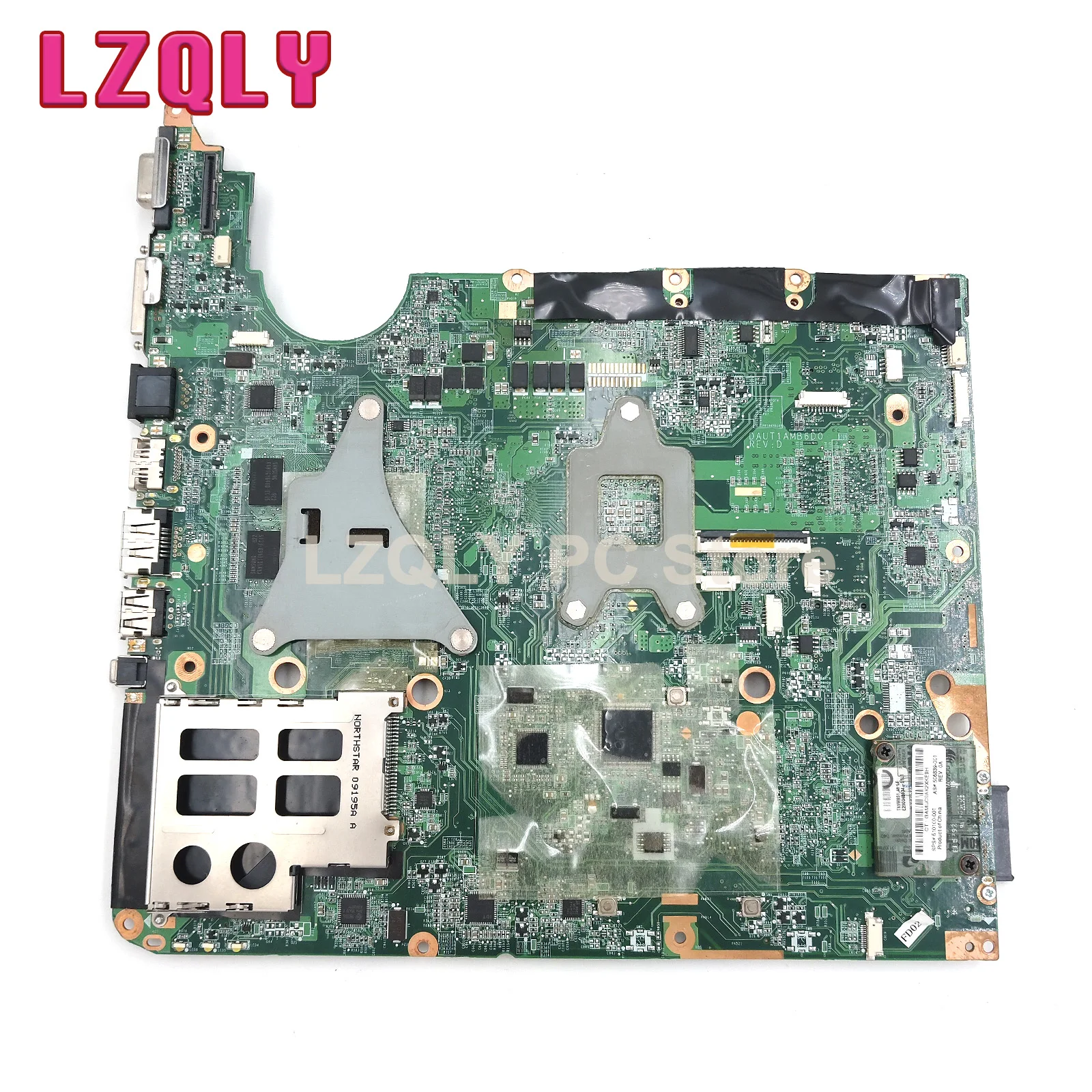 LZQLY 509450-001 For HP DV6 DV6-1000 Laptop Motherboard DAUT1AMB6E0 DAUT1AMB6D0 Free Cpu