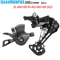 SHIMANO DEORE M6100 12s Groupset SL M6100 SHIFT LEVER RD M6100 SGS REAR DERAILLEUR 12 Speed 12V SHIFTER SWTICH Basic M7100 M8100