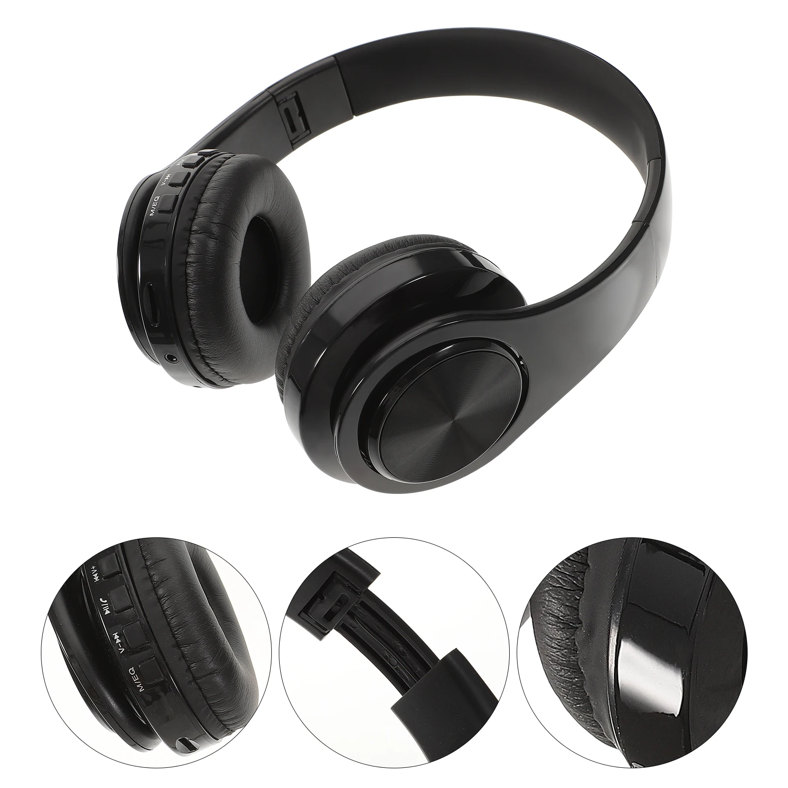 

B3 Headphone Wireless Stereo Earbuds Over Ear Foldable Card 32G Sound Quality Bass Noise Cancelling Microphone