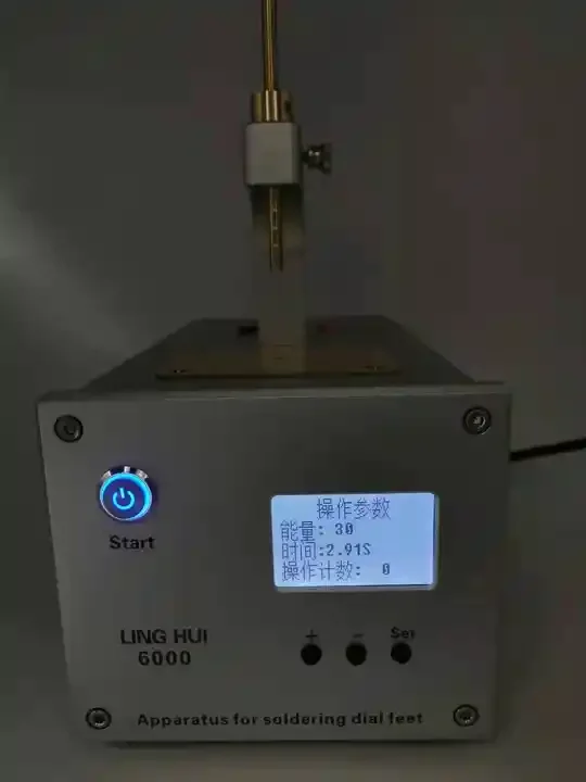 Welding dial machine literal foot machine literal welding machine welding spring with solder paste carbon head literal foot