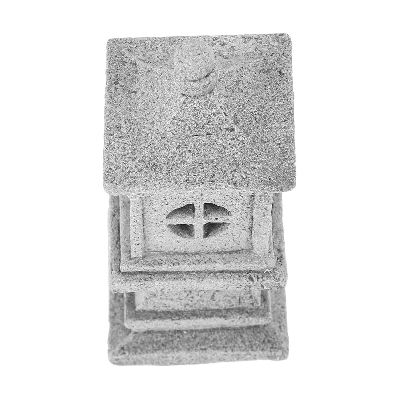 Japanese Miniature Stone Lantern Pagoda Statue Sandstone Garden Bonsai Decoration Zen Outdoor Micro Landscape Fairy Garden