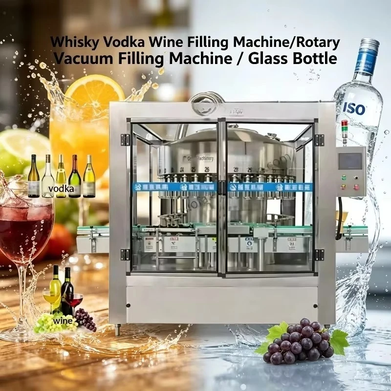 Customized glass bottler liquid filler automatic washing filling capping machine for wine and fruit drink bottling factory
