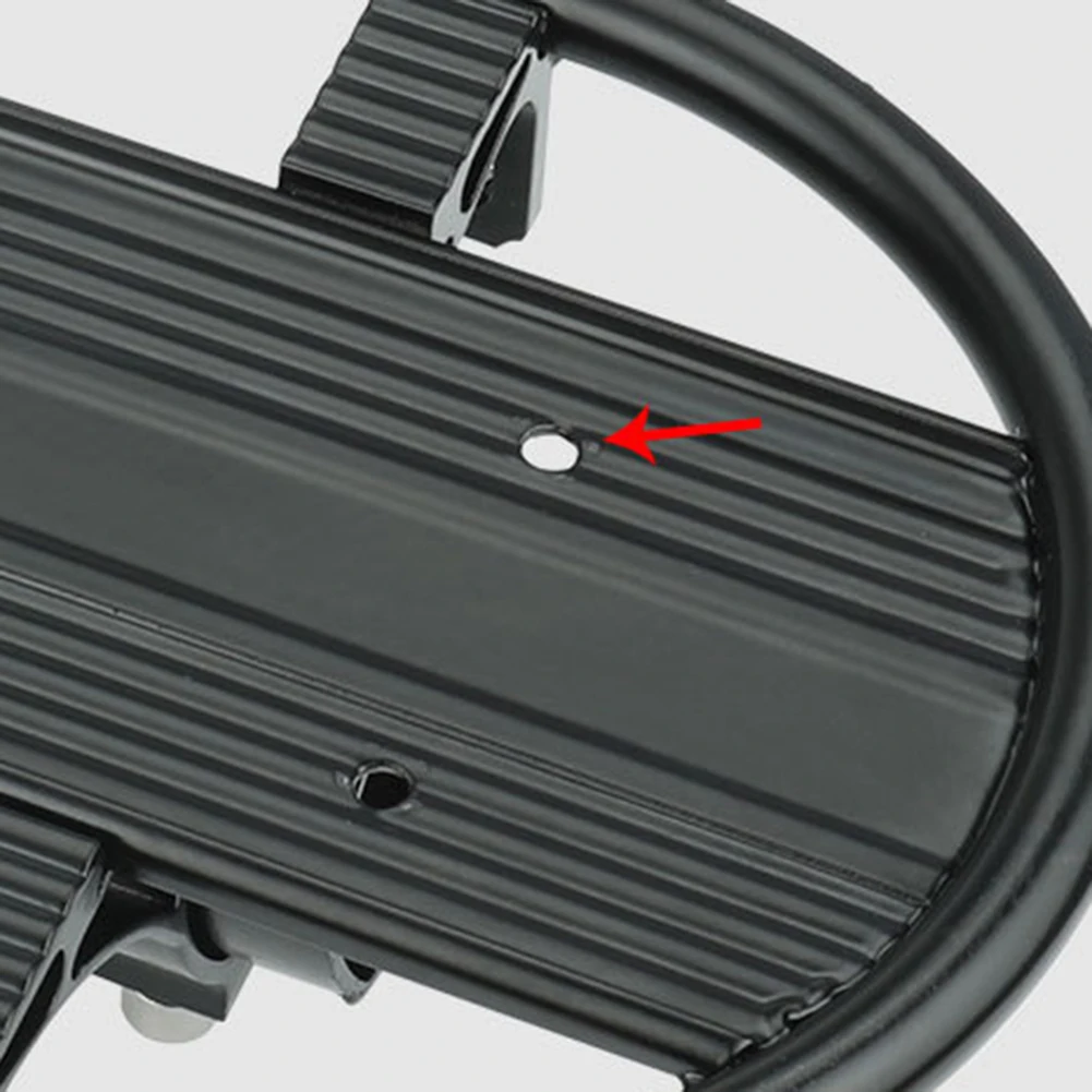 استبدال أجزاء حامل الضوء الخلفي للكاميرا ملحقات المصابيح الخلفية الاحتياطية سهلة التركيب من سبائك الألومنيوم الأسود #5