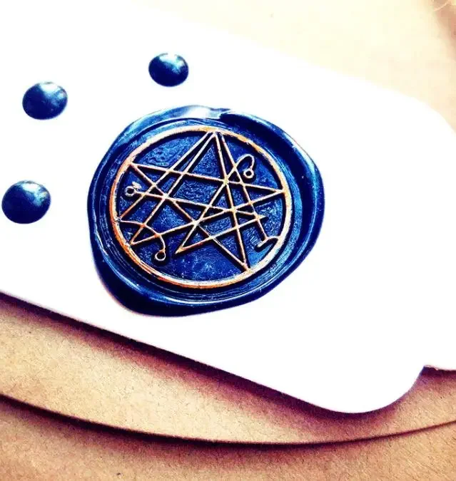 necronomicon Wax Seal Stamp, Sealing Wax Seal/gift Wax Stamp for pet lover, wedding invitation seal