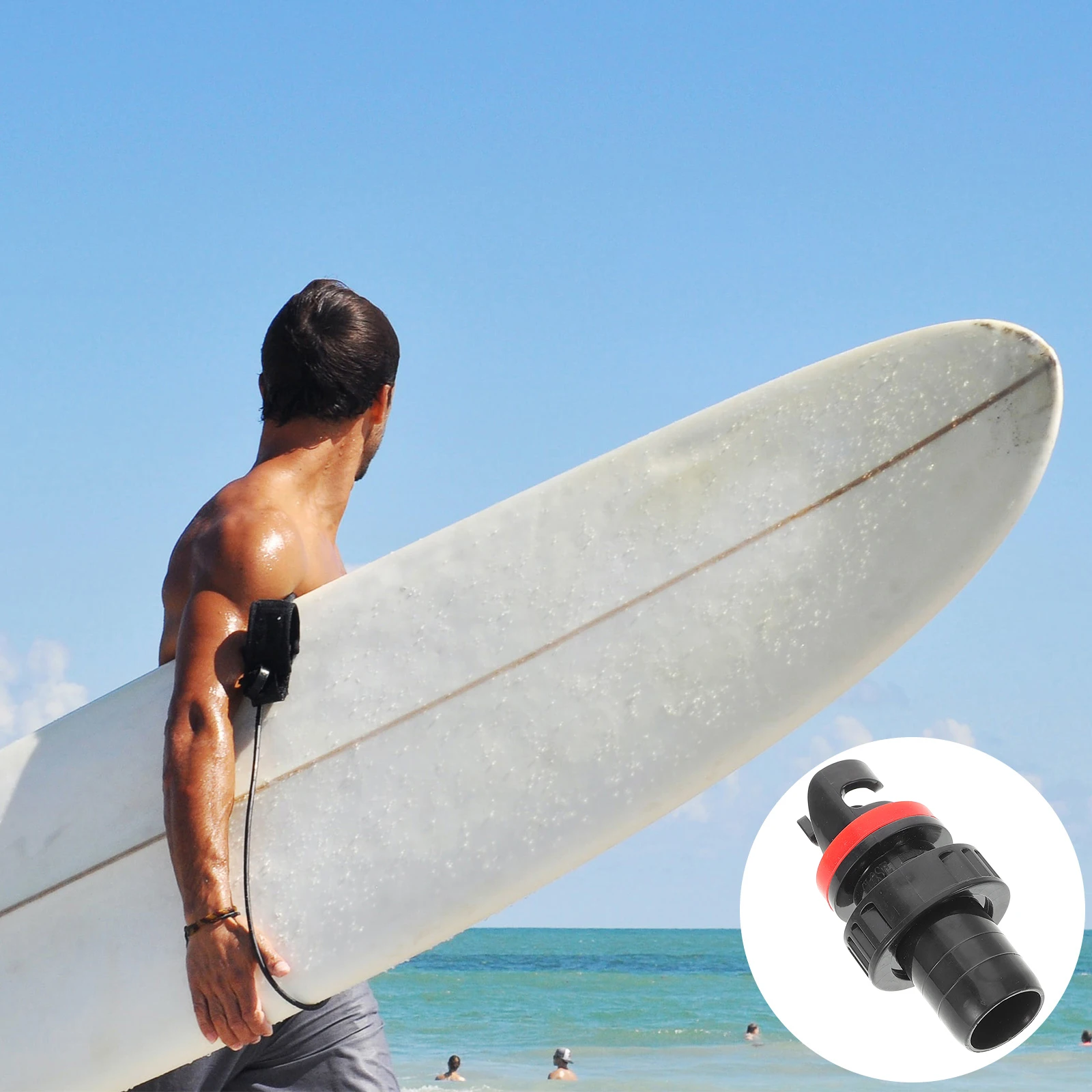 

Surfboard Accessories Air Pump Adapter Inflatable Boat Adaptor Hose Valve Connector Kayak SUP Canoe Paddle inflatable supplies