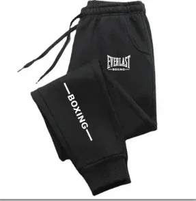 2025年秋 EVERLAST プリント ジョギングパンツ メンズ セットアップパンツ レディース スウェットパンツ ジョガー 起毛 ジム レディース ウィンター トラウザーズ