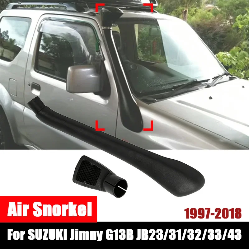Kits de Snorkel de Admisión de Aire para Automóviles Todoterreno 4x4 para SUZUKI Jimny G13B JB23/31/32/33/43 1997-2018, Manguera de Respiración para Vadeo