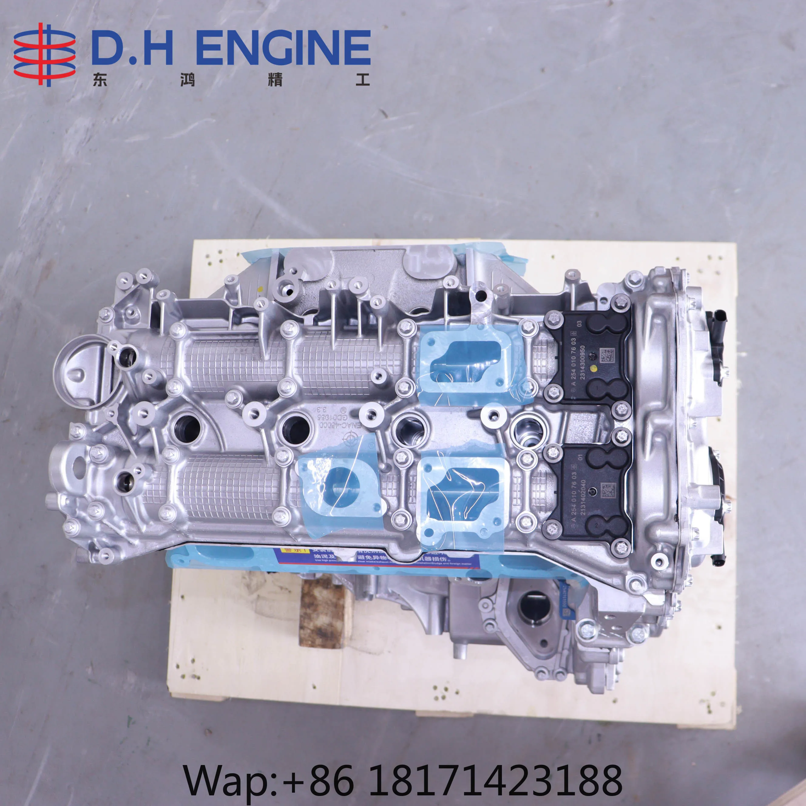 【Hot】254915 1.5T Turbo Long Block With New Pistons Bearings Timing for Mercedes C‑Class C200 C260