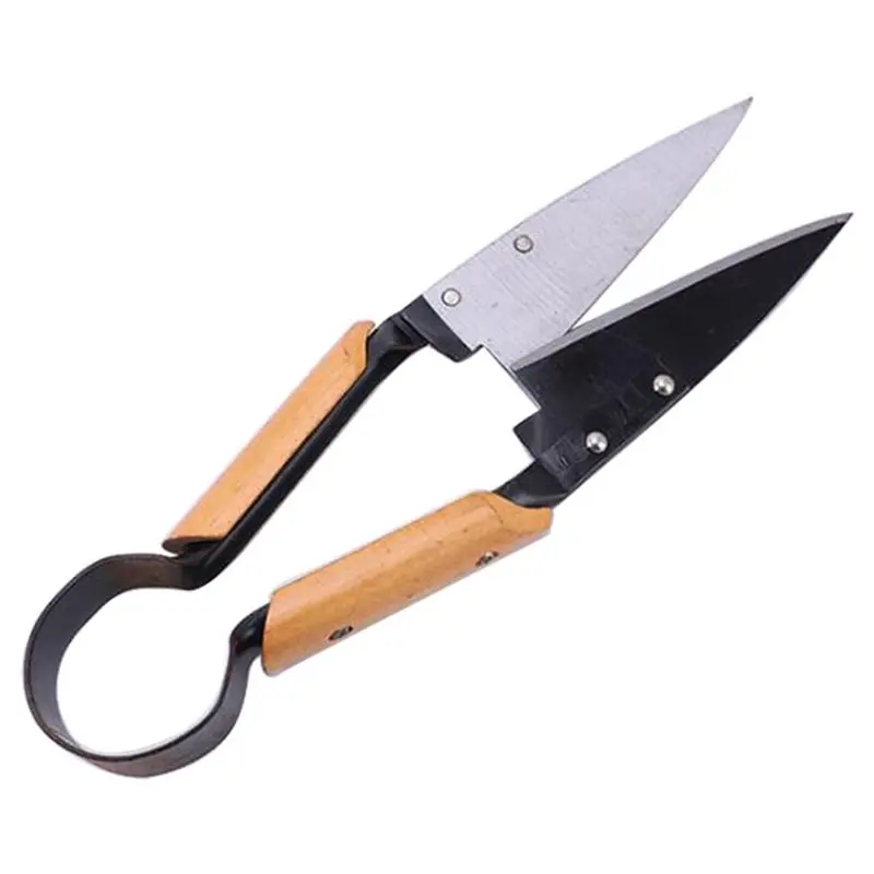 【FLASH DEAL】Heavy Duty 13Inch Ergonomic Onion/Sheep Topiary Shear Garden Pruning Scissors Tree Branch Wool Shearing Tool