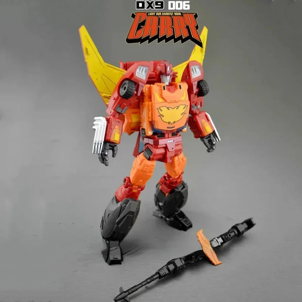 변신 장난감 DX9 D06 로디머스 프라임 메탈릭 폴딩 MP 액션 피규어