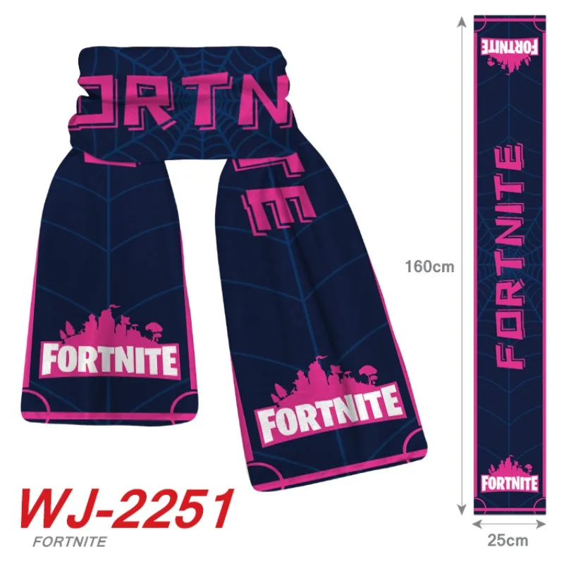 

Fortnite Cartoon Anime Scarf Boy Student Couple Set Creativity Kawaii Scarf Winter Warm Fashion Neckerchief Kids Birthday Gifts