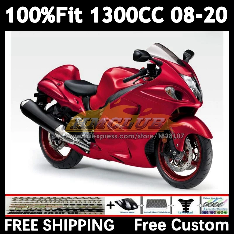 Fairing For SUZUKI Hayabusa GSXR1300 2008 2009 2010 2011 2012 2013 39No.307 candy red GSXR 1300 2014 2015 2016 2017 2018 2019