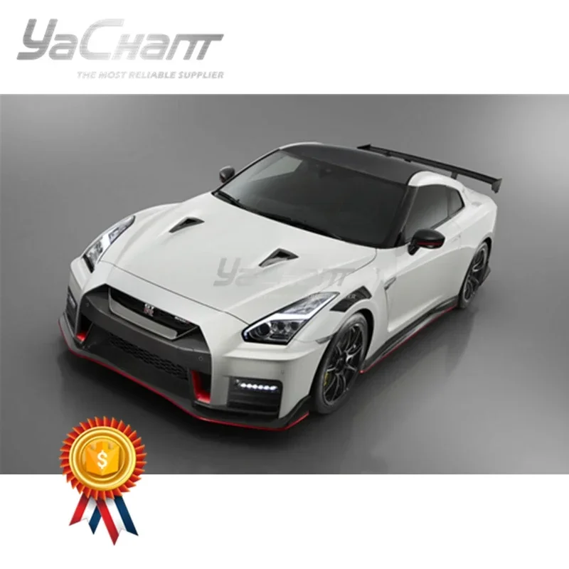 Portion Cabron Fiber Front Fender Kit Fit For 2008-2020 R35 GTR CBA EBA NSM Style FRP Front Fender with CF Vents