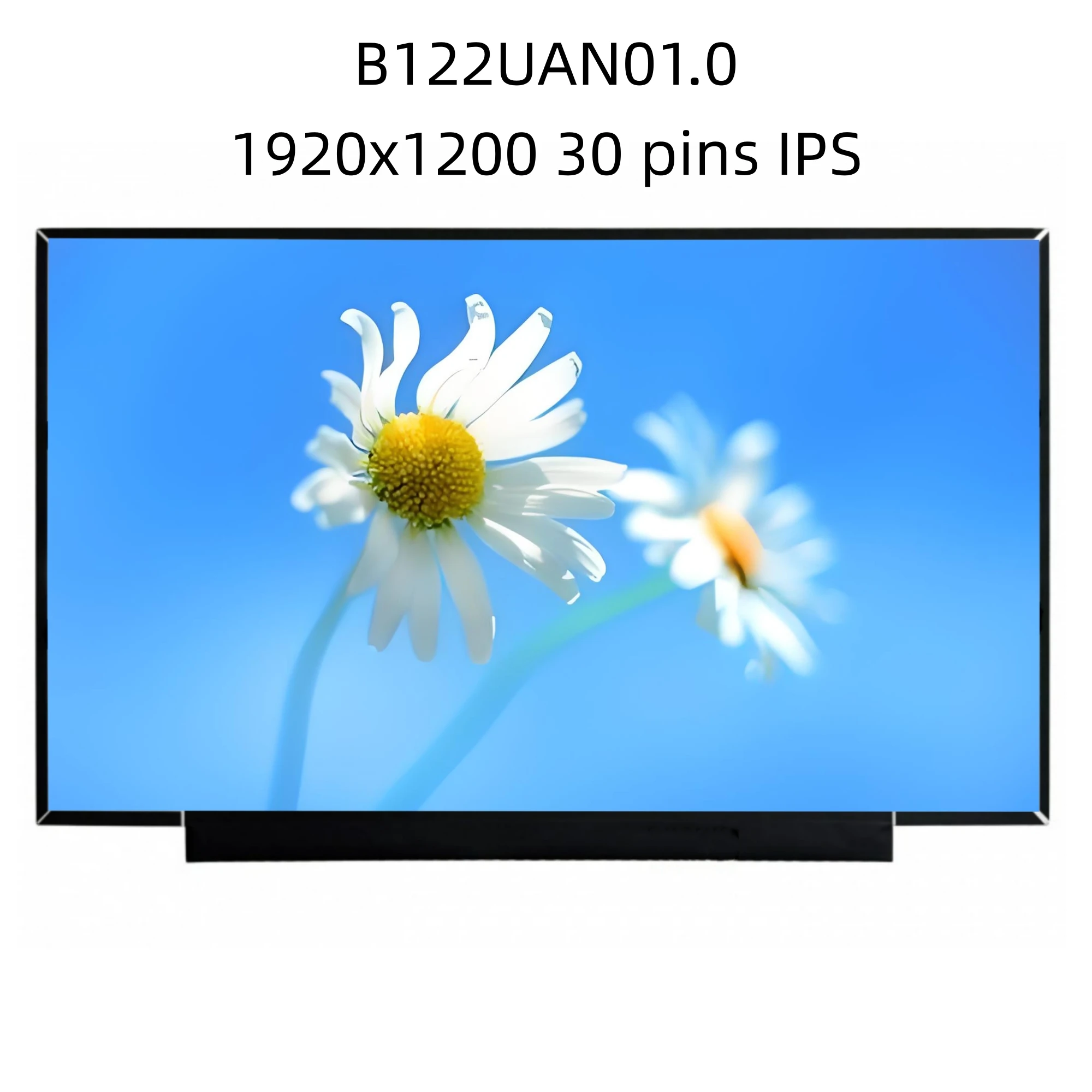 

B122UAN01.0 12.2 inch 16:10 IPS 1920x1200 30Pin EDP Laptop LCD Screen