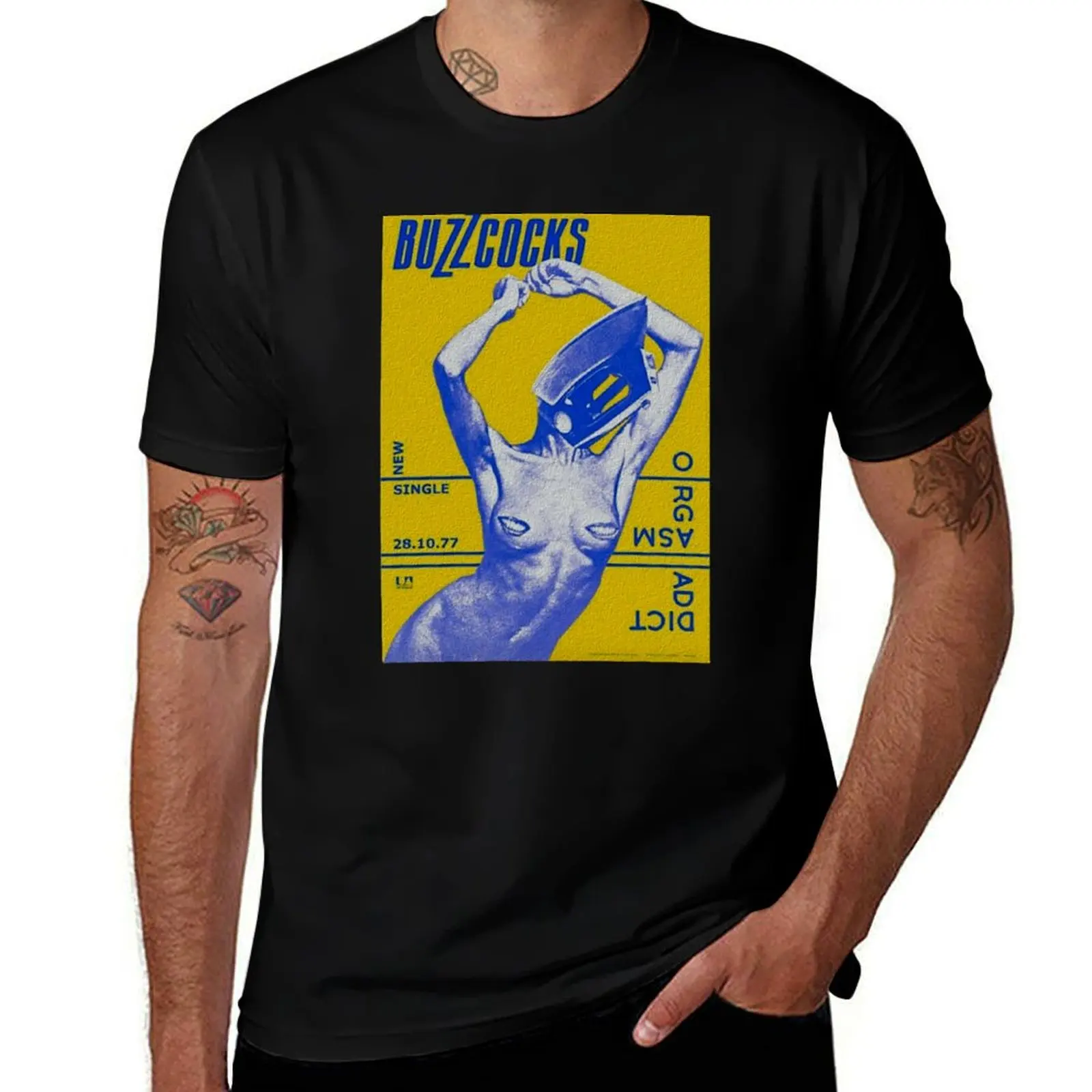 

buZZcocks - Orgasm Addict Shirt T-Shirt Simple Trendy Casual T-Shirt
