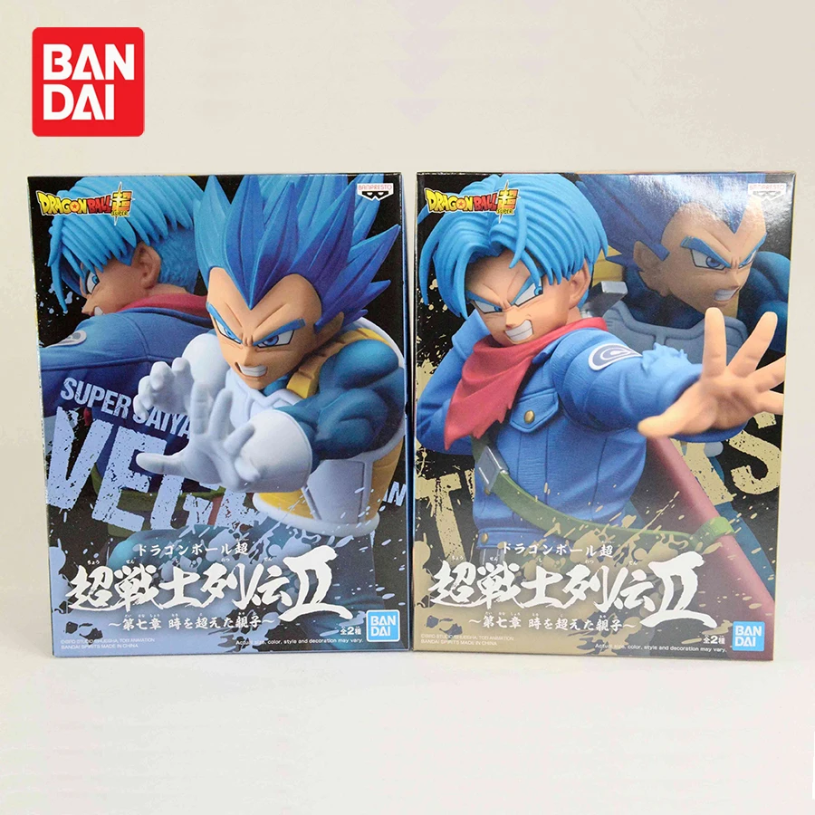 

Original Banpresto Dragon Ball Super Chousenshi Retsuden II SSGSS Vegeta Trunks Action Figure Toys Model Figurals Brinquedos