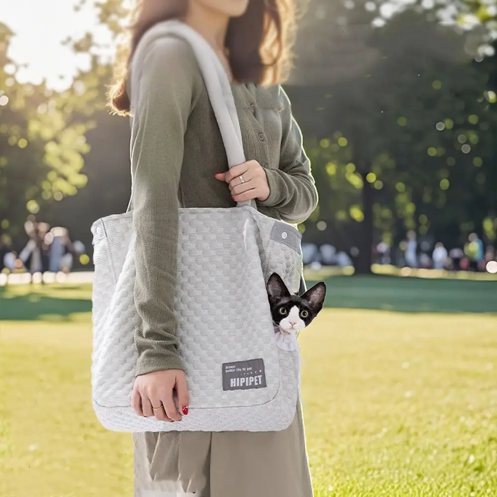 

Portable Summer Coolness Puppy Shoulder Handbag Breathable Cute Cat Carrying Bag Anti-Escape Comfortable Pet Travel Bags Walking