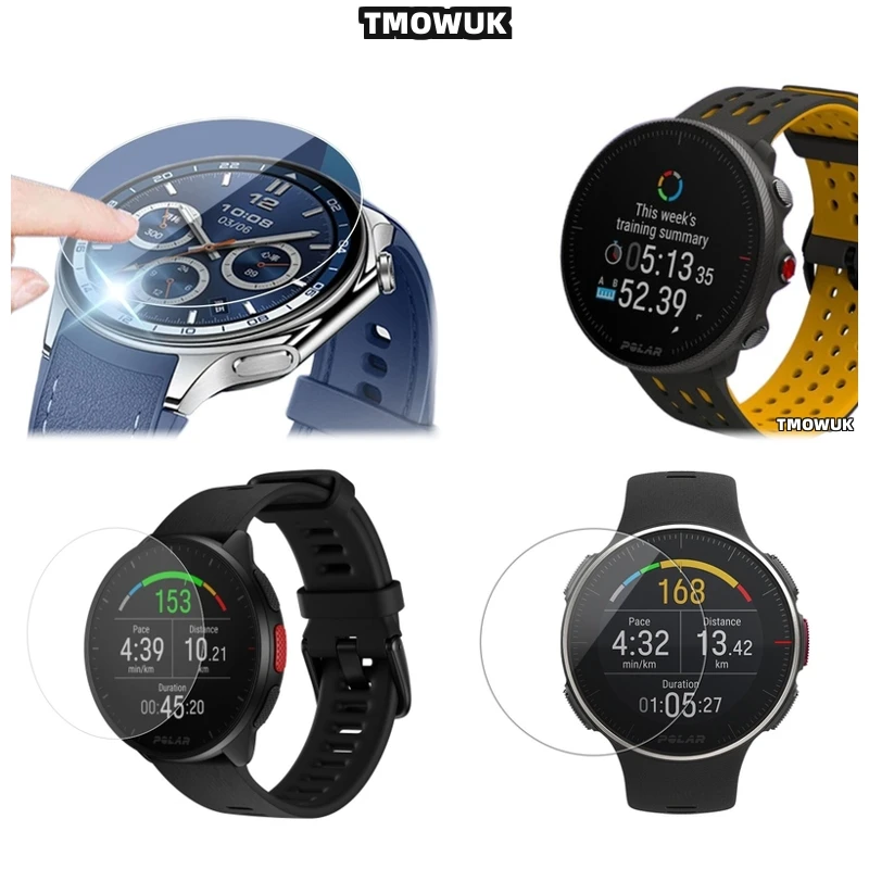 

​​For Polar Vantage V V2 M M2 M3 Ignite 2 Pacer Pro Grit X Pro Unite M200 – Ultra-Thin Protective Film, High Clarity​​
