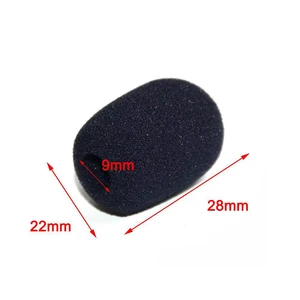 10 pcs Black MIC Protector Substitution Headset Foam Copper Stop Sponge Breeze Microphone Cover Meeting Cover Mic 8 Main Sales Microphone Foam - №5