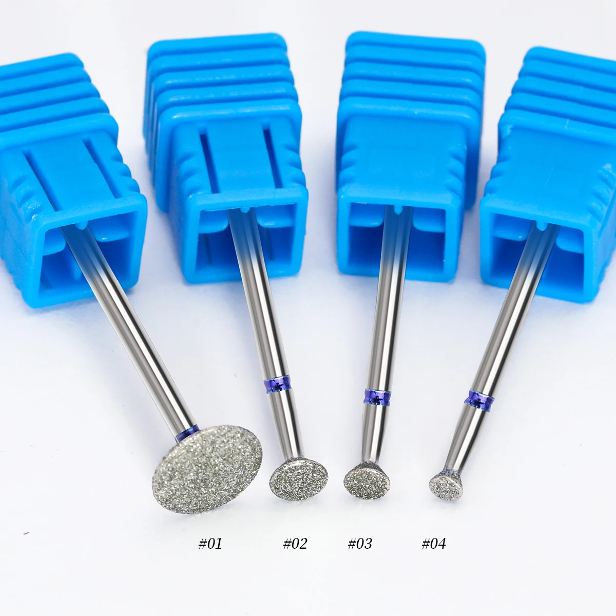 كربيد قاطعة المطحنة مانيكير مسمار لقمة ثقب ملفات الأظافر الكهربائية الأزرق طحن بت المطاحن القاطع مسمار أدوات الرسم اكسسوارات ﻿